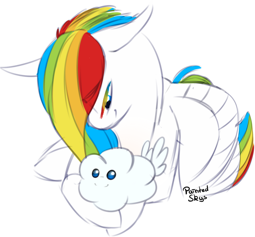 Medlimakar, Cloud, Cloud Pet, Oc, Oc Only, Oc - Cartoon (900x862), Png Download