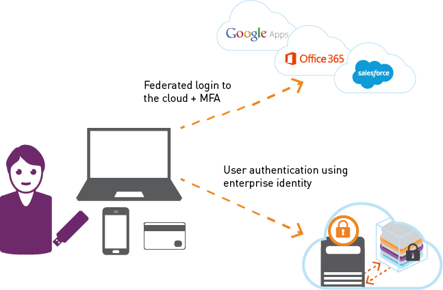 Web Access Control - Gemalto 2fa (647x424), Png Download