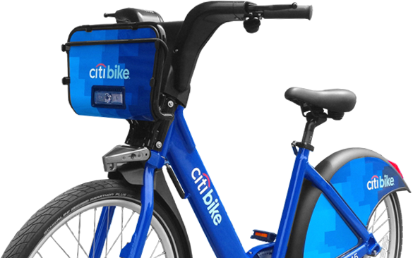 Meet The Bike - Citibike Png (585x366), Png Download