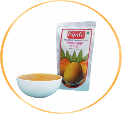 Mango Pulp - Alphonso (500x470), Png Download