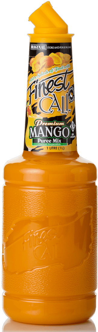 We Searched The Globe Until We Found The Mango Variety - Finest Call White Peach Puree 1 Litre Bottle (325x1098), Png Download