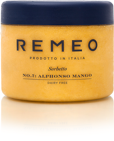 7 Alphonso Mango Sorbetto - Remeo Gelato Limone Siciliano Sorbet (1091x813), Png Download