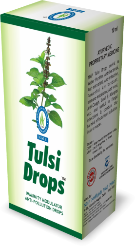 Nmp Tulsi Drops 10 Ml - Holy Basil (277x505), Png Download