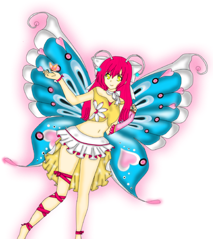 Nhan-fiction Butterfly Final Maybe - Painting (480x480), Png Download