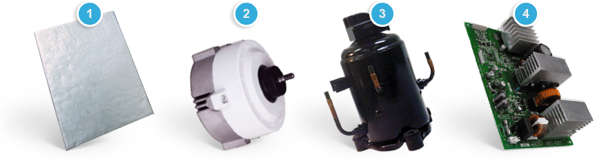 Four Panasonic Solutions For Commercial Refrigeration - Pump (894x230), Png Download