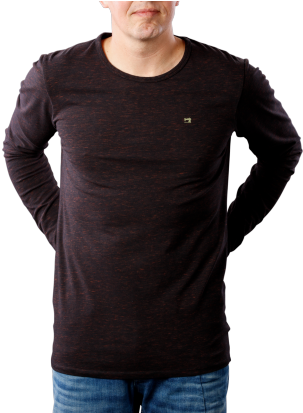 Scotch & Soda Classic Cotton/elastane Ls T-shirt Black - Scotch & Soda Classic Cotton Shirt (309x412), Png Download
