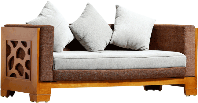 images Wood Sofa Chair Png download leapard wooden sofa 3 seat