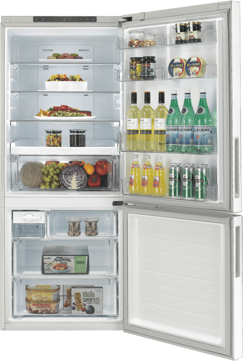 Gb-450uwlx - Lg 450l Bottom Mount Fridge Freezer (809x1200), Png Download