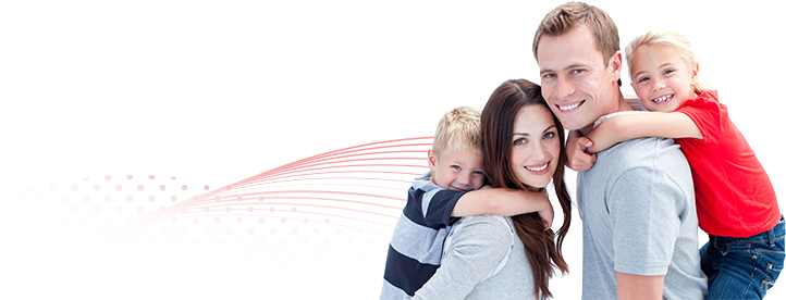 E-shopper - Happy Healthy Family Png (722x276), Png Download