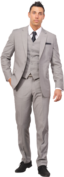 Background Transparent Men - Tuxedo (267x720), Png Download
