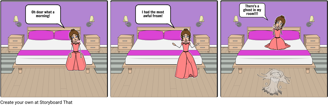 Ghost In My Room - Cartoon (1164x385), Png Download