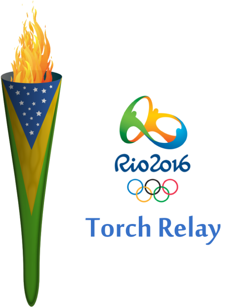 Easdpz - Rio Olympics Torch Png (513x640), Png Download