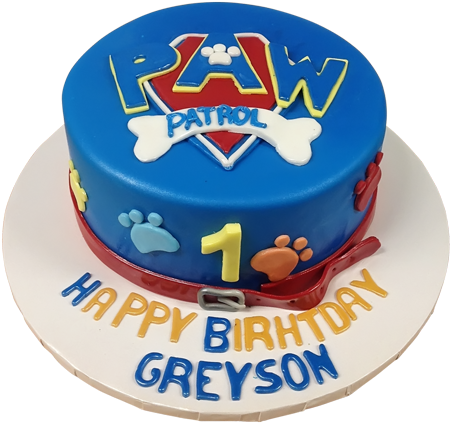 Cool Paw Patrol Cake - Paw Patrol Simple Cake (500x500), Png Download