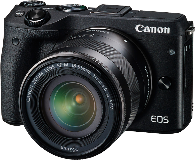 Canon Eos M3 At Orms Camera Shop Cape Town South Africa - Ef M 18 55mm F 3.5 5.6 (1000x817), Png Download