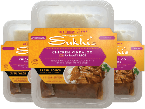 Chicken Vindaloo - Sukhi's Chicken Samosas - 7 Oz Box (650x547), Png Download