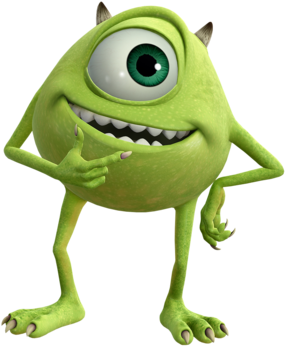 Mike Wazowski Khiii - Kingdom Hearts Mike Wazowski (350x399), Png Download