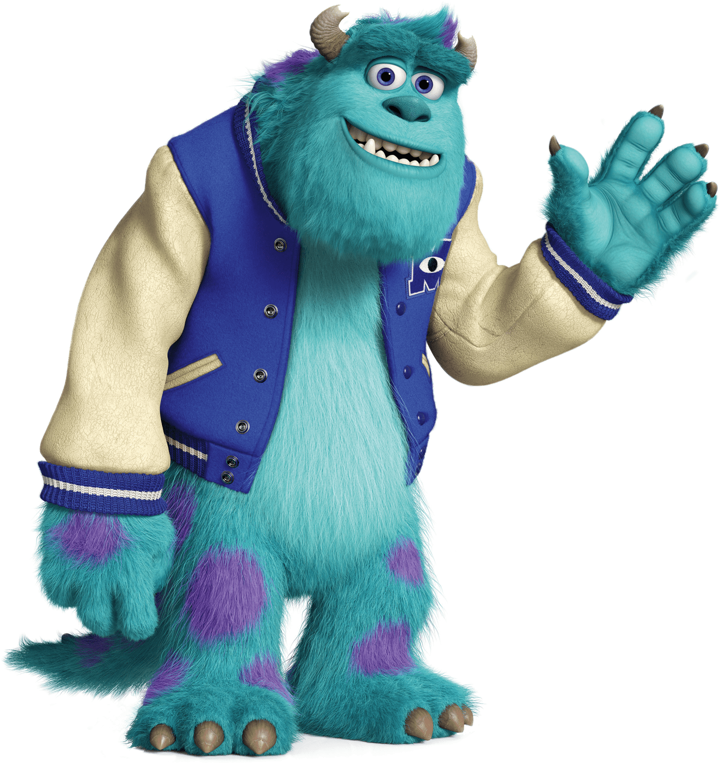 Sullivan With Jacket - Sullivan Monster University (1541x1600), Png Download
