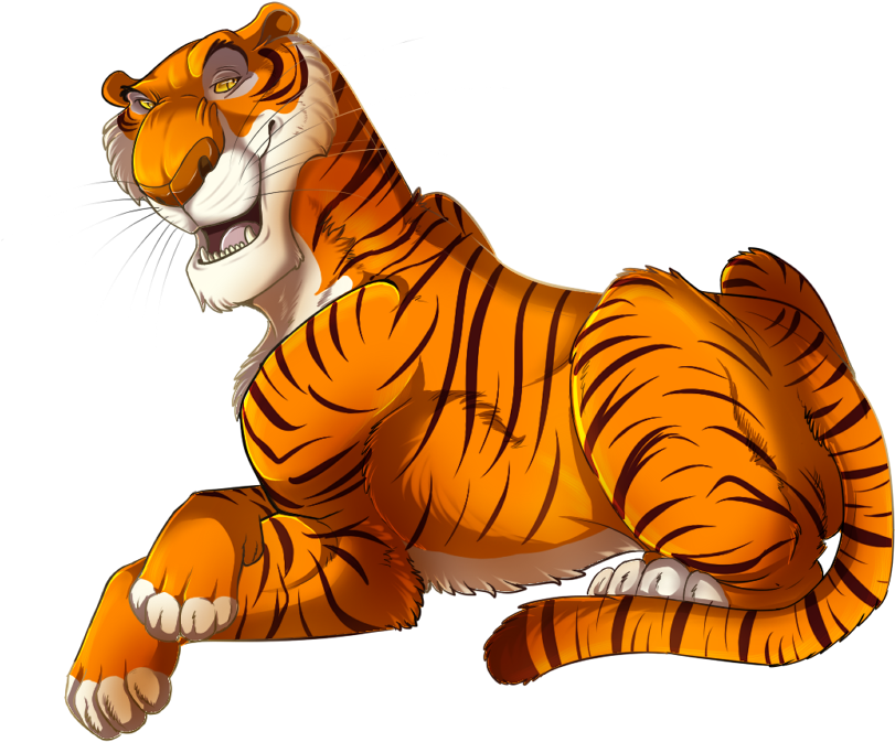 Tiger Png - Shere Khan El Libro De La Selva (822x683), Png Download