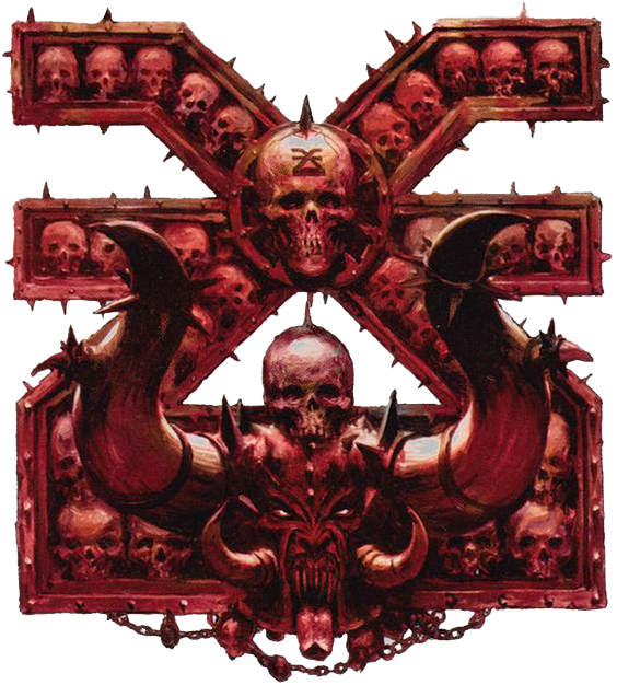 Mark Of Khorne - Warhammer Khorne (564x626), Png Download