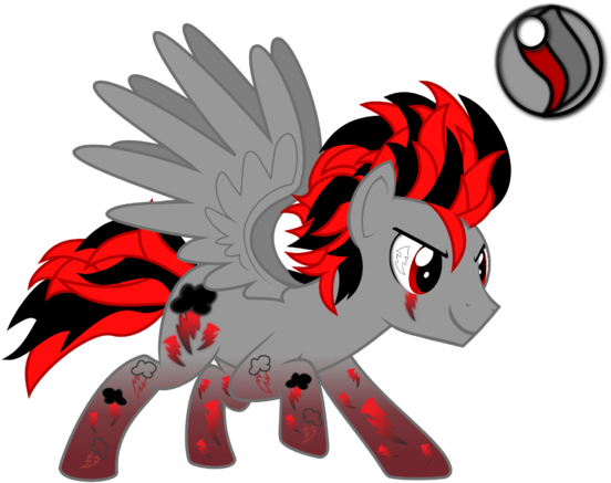 Fanmade Mega Blood Thunder By Nihi The Brony - My Little Pony: Friendship Is Magic Fandom (640x459), Png Download