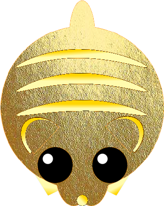 Golden-tiger - Png - Picture - Bee (500x500), Png Download