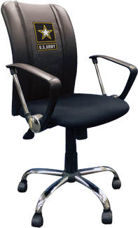 The Curve Task Chair - Executive Leather Office Chair Staples (350x350), Png Download