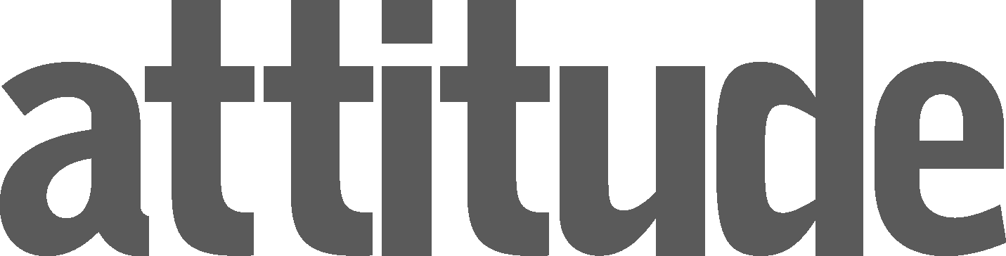 Attitude Masthead Black Homepage - Attitude Magazine (1431x364), Png Download