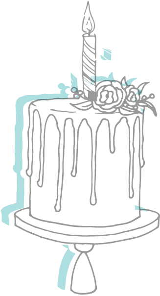 Birthday & Novelty Cakes - Cake (500x636), Png Download