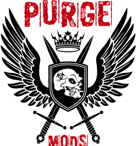 Purge Skull “blood Stain” - Purge Mods Logo (480x480), Png Download