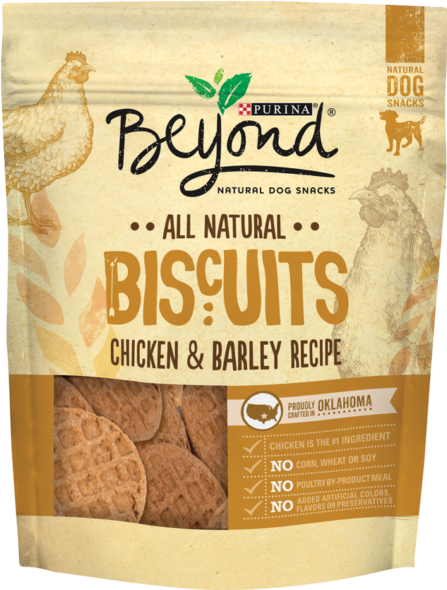 Beyond® Natural Dog Biscuits With Chicken & Barley - Purina Beyond All Natural Biscuits Chicken & Barley (800x1000), Png Download