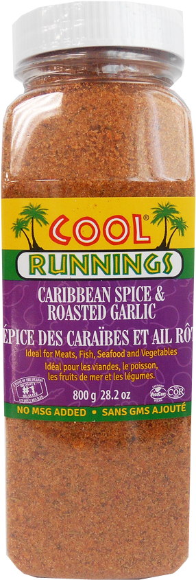Caribbean Spice & Roasted Garlic - Cool Runnings All Purpose Seasoning No M.s.g. (350x912), Png Download