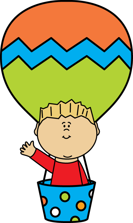 Clip Arts Related To - Girl In Hot Air Balloon Clipart (446x747), Png Download