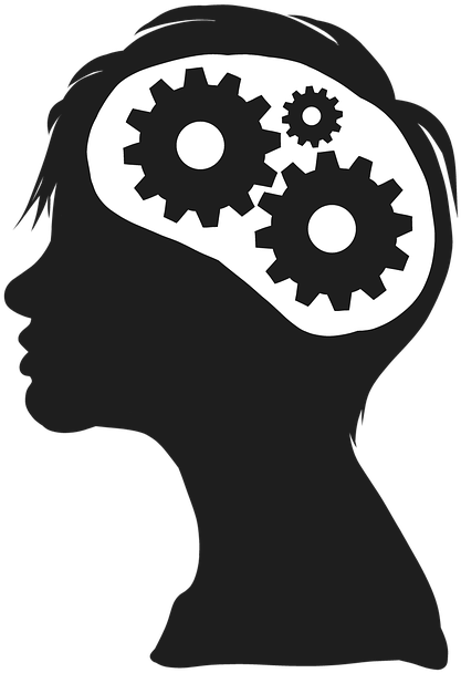 Berpikir Png - Human Silhouette Thinking Png (960x720), Png Download