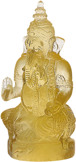 Small Gold Ganesha - Daum Ganesha Gold (600x600), Png Download