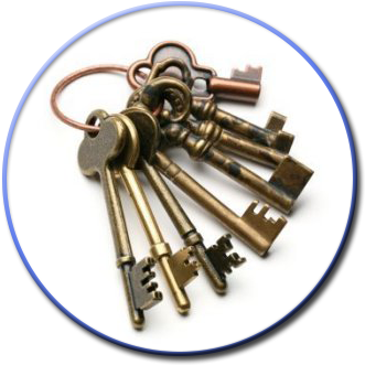 Key Access Request - Brass (375x375), Png Download