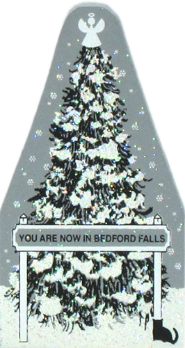 Bedford Falls Christmas Tree-it's A Wonderful Life - Its A Wonderful Life Christmas Tree (266x500), Png Download