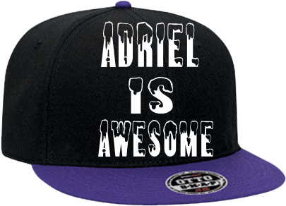 Is Awesome Thug Life - Wool Blend Flat Visor Pro Style Snapback Caps (428x400), Png Download