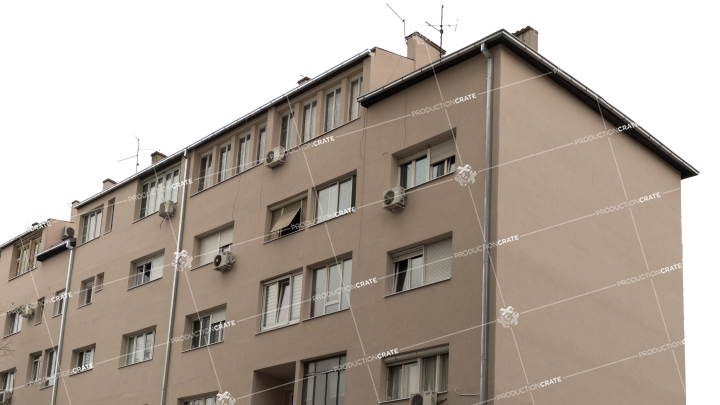 Building Apartment Structure - Building (720x405), Png Download