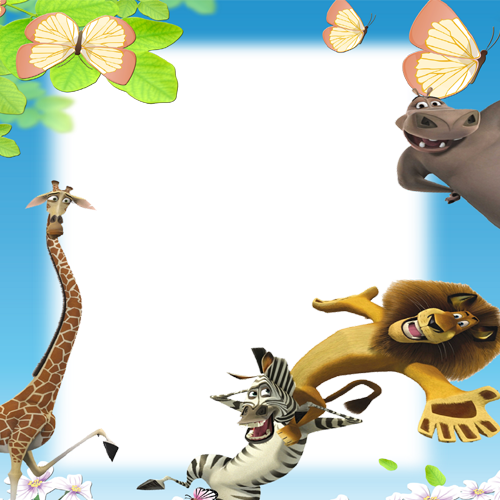 Create Funny Cartoon Photo Frame With Name Online - Cartoon Photo Frame Online (500x500), Png Download