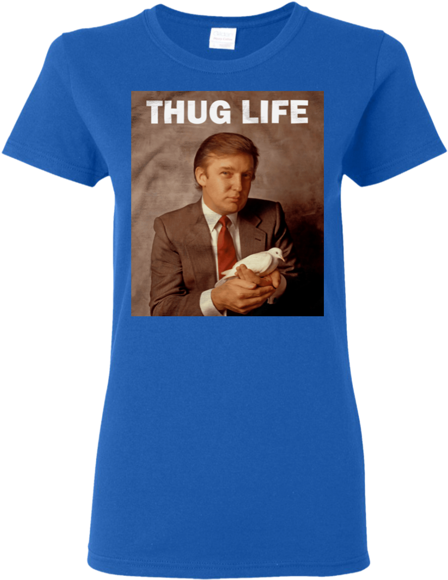 Trump Thug Life - Customized Baseball / Softball Team 2 Color Glitter (1155x1155), Png Download