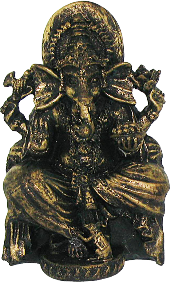 As A Gift This Statue Ganesh Representing One Of The - Bronze Sculpture (709x1097), Png Download