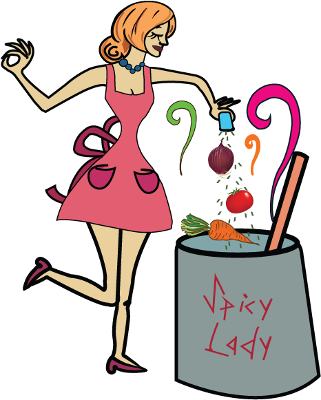 Spicy Lady (595x842), Png Download