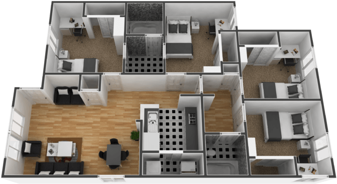 Best Deal In San Marcos - Edge San Marcos Apartment (1024x502), Png Download