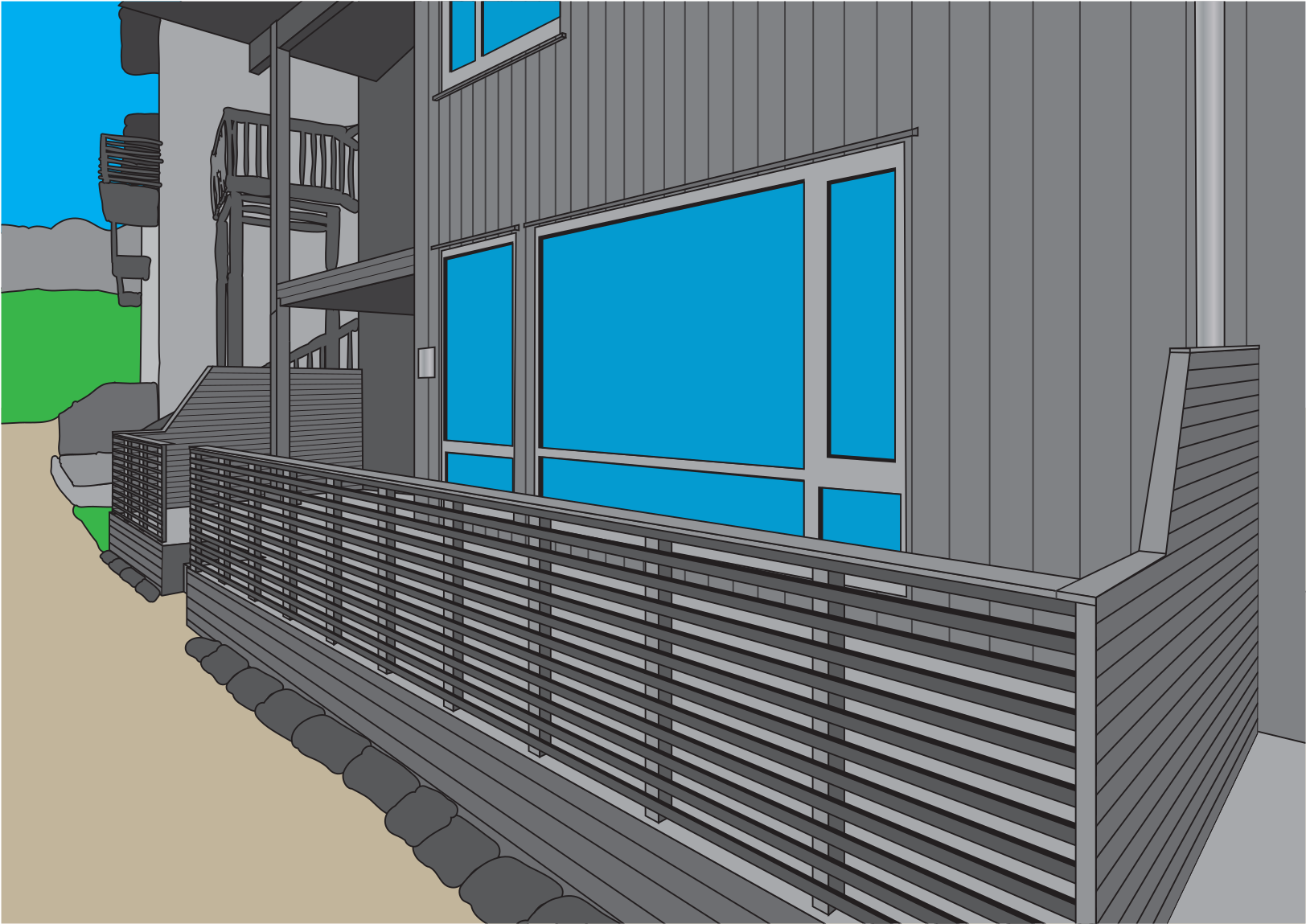 Open - Architecture (2000x2166), Png Download