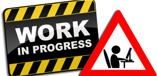 New Site To Be Launched Soon - Website Work In Progress (520x245), Png Download