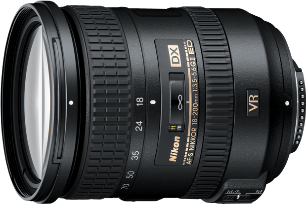 Af S Dx Nikkor 18 200mm F/3 - Nikon 18 200 (700x595), Png Download