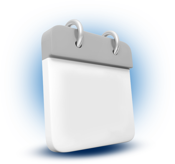 3d White Calendar Featuredcontent - Calendar 3d Png (700x700), Png Download