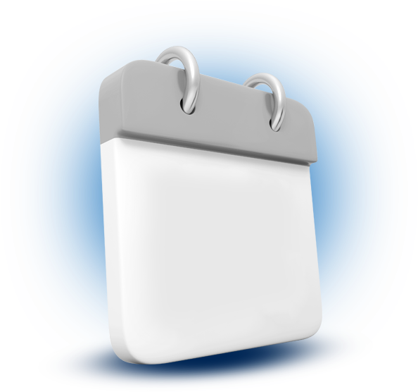 3d White Calendar Featuredcontent - Calendar 3d Png - Free Transparent ...