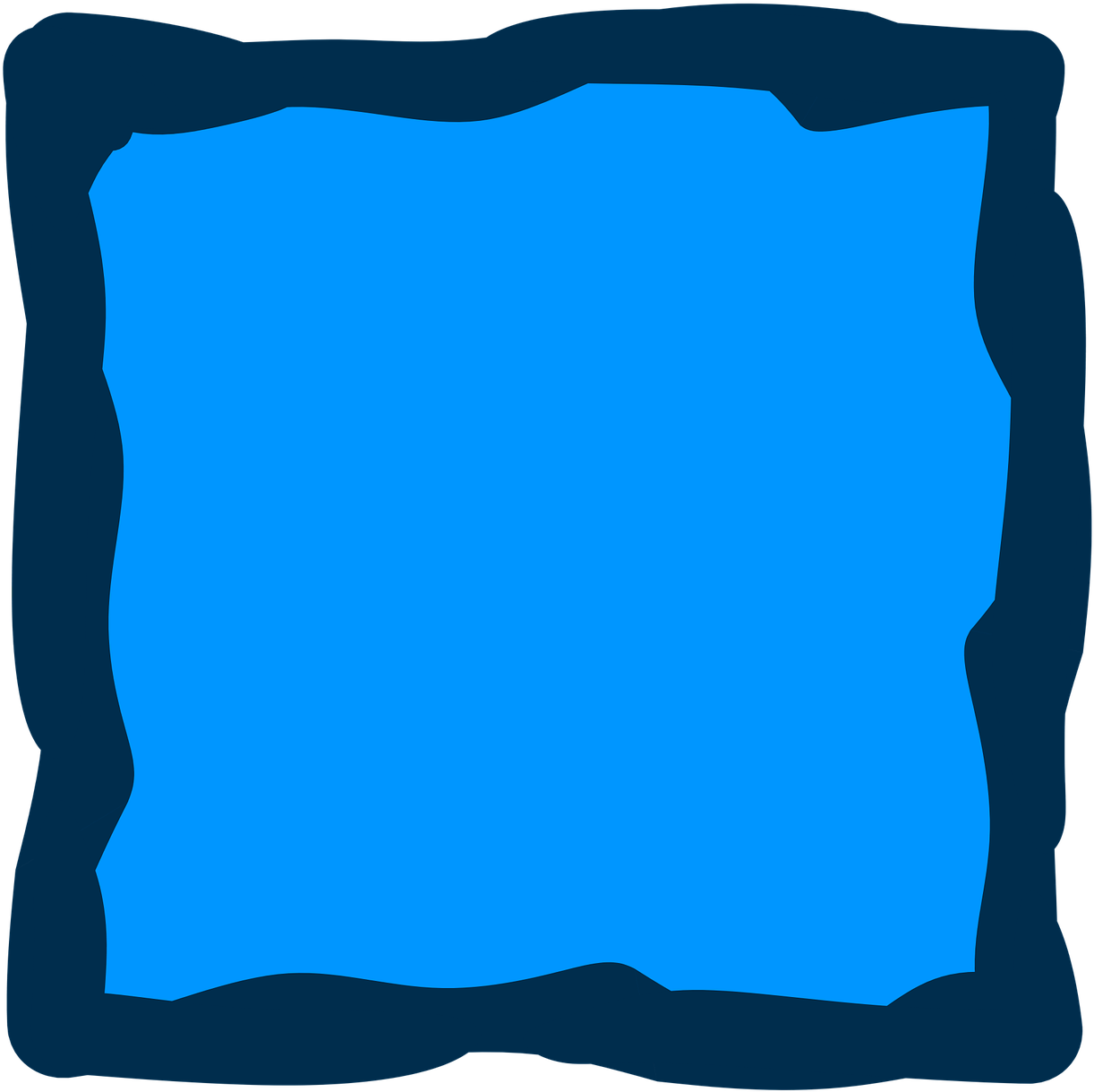 Frame,borders And Frames - Square Border Blue (1280x1280), Png Download