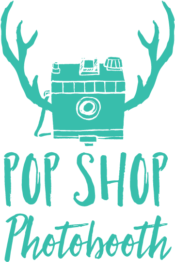 1 Pop Shop Photobooth Logo - Reserved For Sara - Large Crescent Moon In Silver On (612x612), Png Download